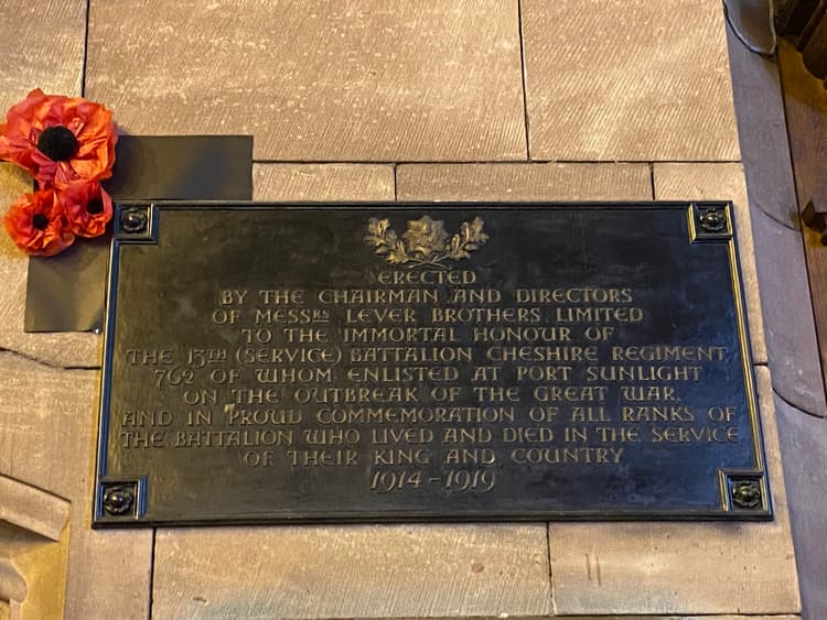 13th Service Battalion Cheshire Regiment