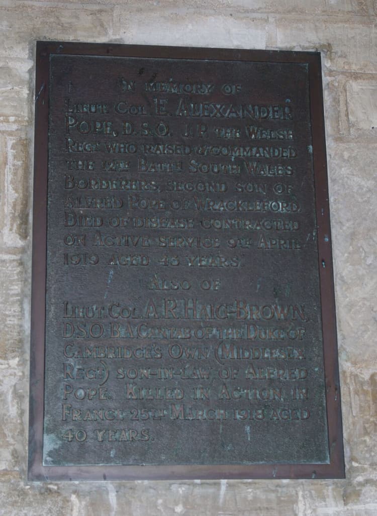 E A Pope And A R Haig Brown