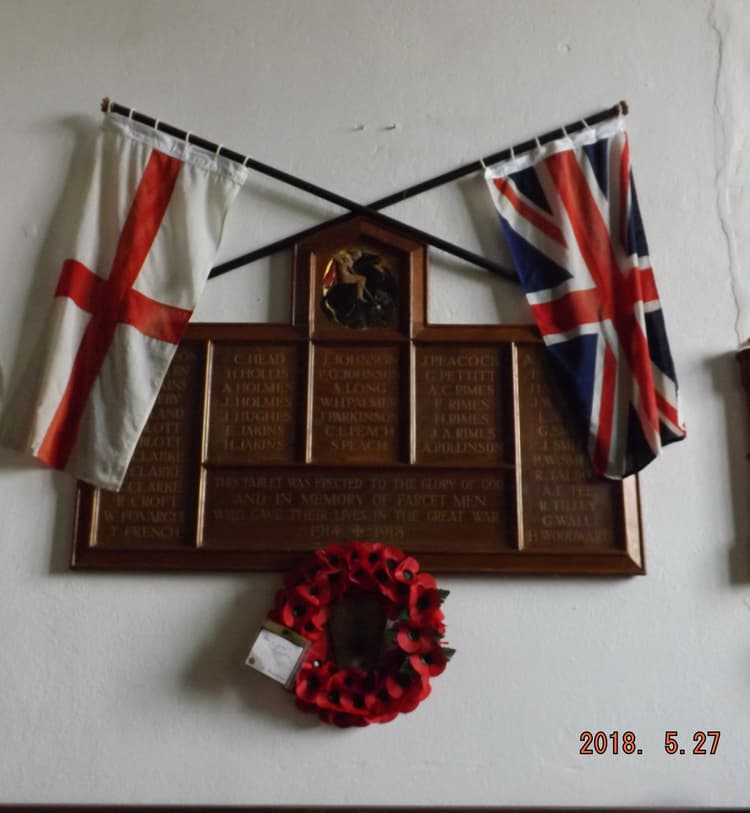 Farcet Parishioners WW1