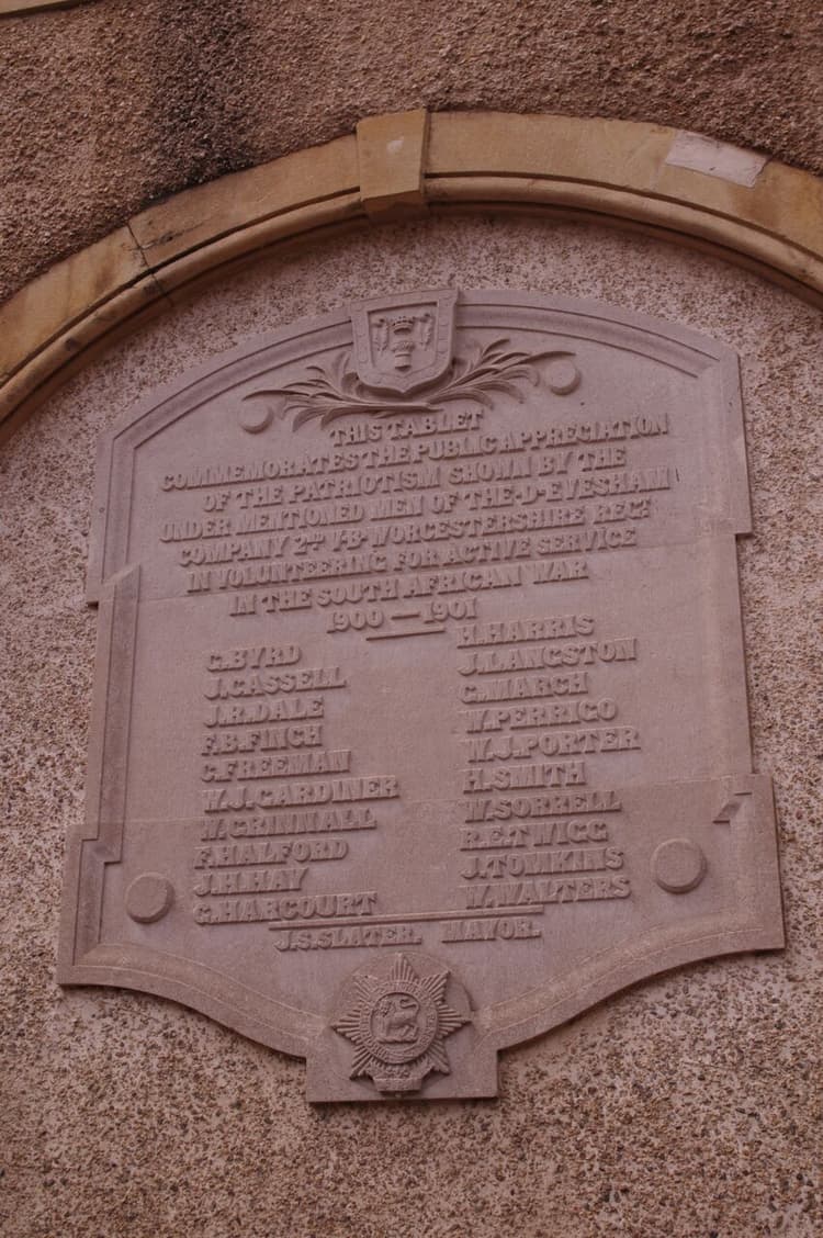 Evesham Company 2nd Worcestershire Regiment