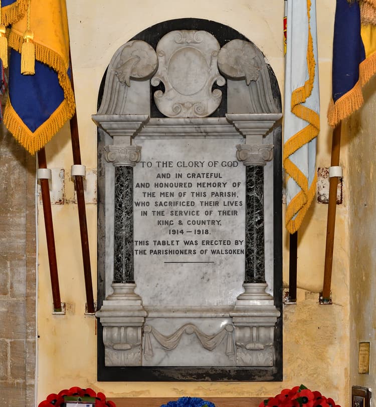 All Saints Church - WW1