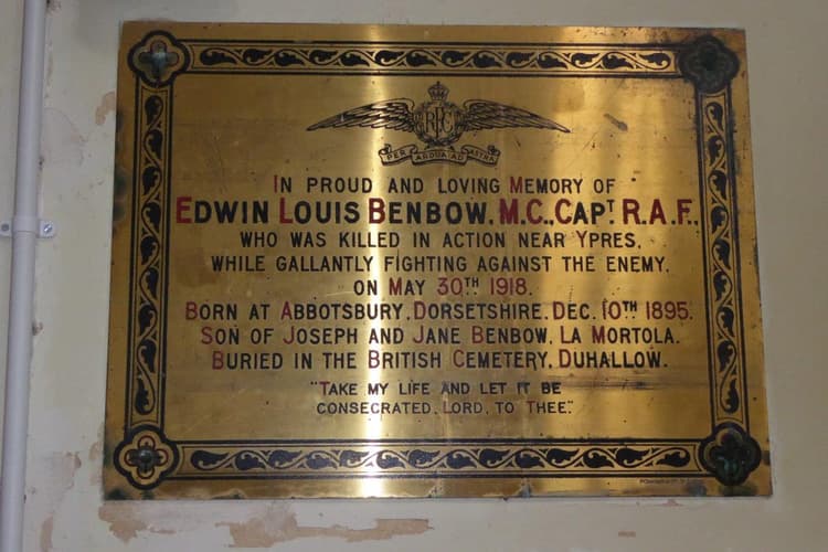 Captain E L Benbow